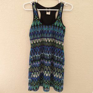Wrapper Vintage Crochet Racerback Dress Made in USA Size XS/2 Y2K 90s